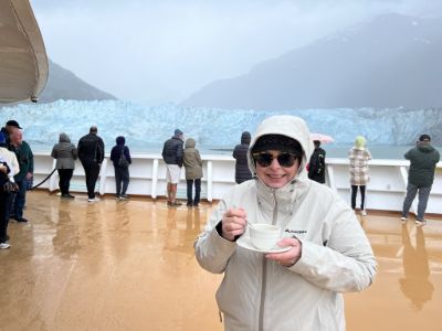 Hot pea soup in Glacier Bay